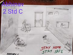 Stay Home Stay Safe. Aadhidev.C-3A