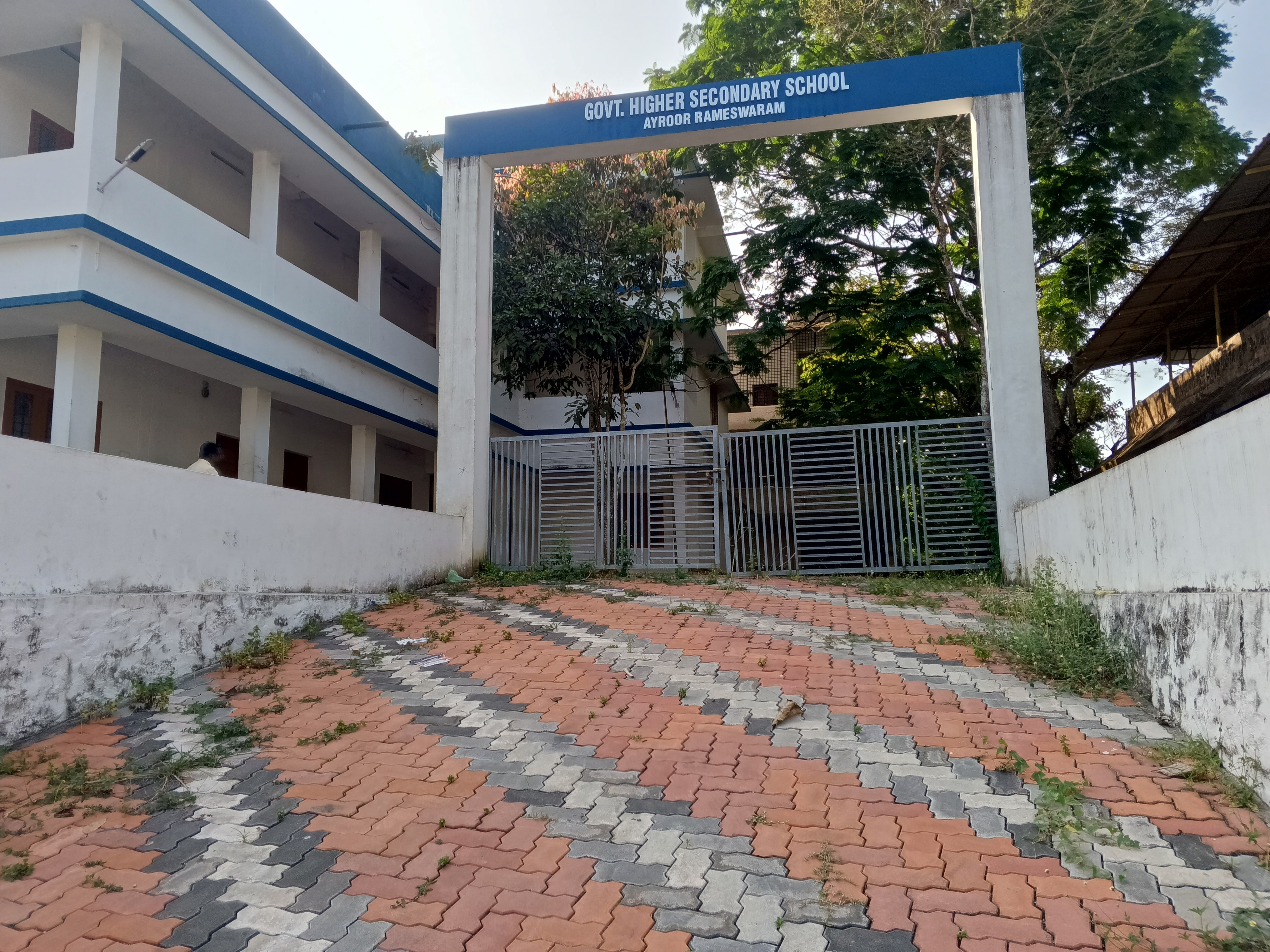 school gate