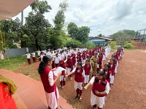 ദിനം സോഫ്റ്റ്‌വെയർ സ്വതന്ത്ര ദിനത്തിൽ സ്കൂൾ അസംബ്ലിയിൽ നടന്ന പ്രതിജ്ഞ