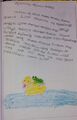 kunjezhuth of class 1 students: story of mittu duck and kunjan frog by Dalwin 1c