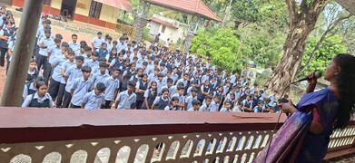 ബിനാ ബിനോജിന് സ്‍കുളിന്റെ ആദരാഞ്ജലികൾ