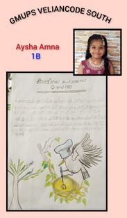 AYISHA AMNA CLASS ONE