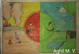 Akhil M V , Class9B