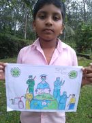 Shravan Hari with his picture