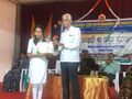 Sreedha of 7th C won Second place in Kannada Elocution (UP section)