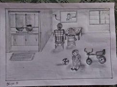 Drawn by parent of Jugunu C Renjith 7A