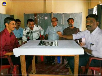 SUB DISTRICT CHESS COMPETITION INAUGURATED BY AEO SIR SRI NANDIKESHAN N