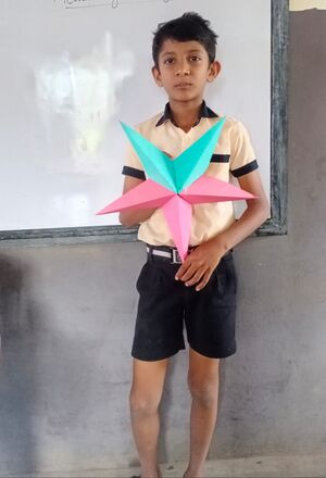 ക്രിസ്തുമസ് സ്റ്റാർ നിർമാണം