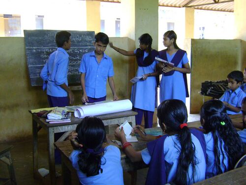 കുട്ടികൾ ക്ലാസ് നയിക്കുന്നു