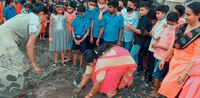 മനോഹരം - ഉദ്ഘാടനം പ്രഥമാധ്യാപിക കെ.കെ.ഷൈല നിർവഹിക്ക‍ുന്ന‍ു.