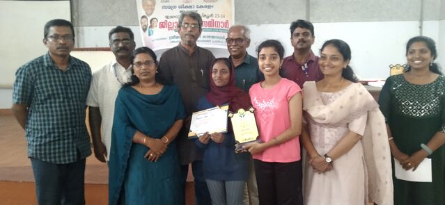 ഇന്നോവേറ്റീവ് പ്രോഗ്രാം സമ്മാനം നേടിയപ്പോൾ