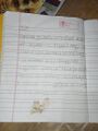 Diary of a first standard student Sivani P M
