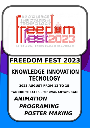 ARAVIND SUDEEP POSTER FREEDOM FEST 2023 OF HS CHETTIKULANGARA.png