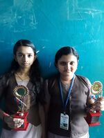 ചരിത്രക്വിസ് വിജയികൾ-ഗോപിക.എം.ബിയും ദേവനന്ദ.എ പിയും