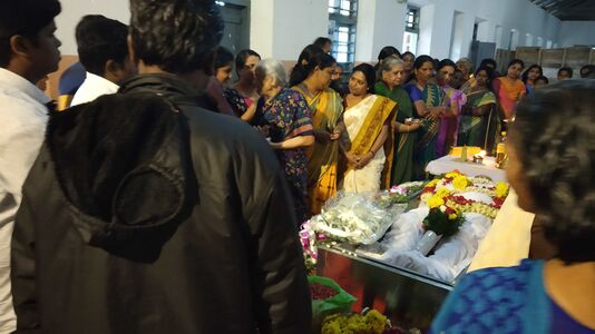 അന്ത്യോപചാരം - ശ്രീമതി.ഇ.എസ്.ബിജിമോൾ(എം.എൽ.എ)