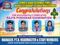 Raja Puraskar Examination 2021-22 Successfully Completed