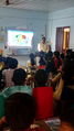 ഉണർവ് '17 പൂർവ്വവിദ്യാർത്ഥി ക്യാപ്റ്റൻ ലഷീർ ബി.എസ് കപ്പൽ യാത്രയെക്കുറിച്ച് ക്ലാസെടുക്കുന്നു
