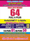 2017 എസ്.എസ്.എൽ.സി പരീക്ഷാവിജയം