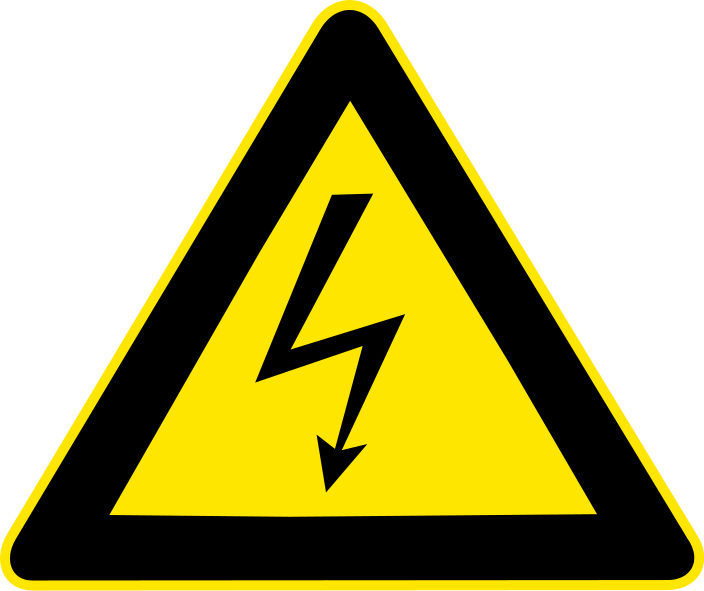 പ്രമാണം:High voltage warning.svg