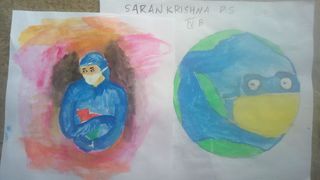 Role of health workers in overcoming the covid-19 panademic(By Sarankrishna P S 4 B)