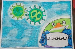 34341-World,India in mask.jpg