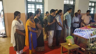 അന്ത്യോപചാരം - സ്റ്റാഫ്&പി.റ്റി.എ