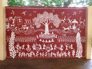 19445 warli painting school history.jpg