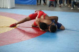 Wrestling 5-Kerala school kalolsavam 2023.jpg