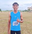 Kasaragod Revenue district sports meet@EMS stadium Nileshwar Mohammad Rahid 800mtr race 3rd