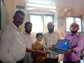 Laptop distribution for the SC Sudents