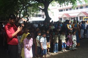 CMS HSS Thrissur Praveshanolsavam 2026 LP Students.jpg