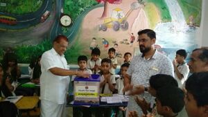 Karunyasparsham donation old students.jpg