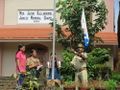 Sports Day Flag Hoisting